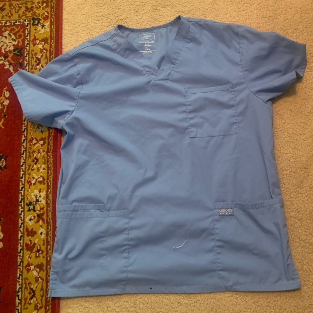Cherokee Scrub Set L light blue